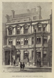 Novo edifício da cidade Carlton Club de Frank Watkins